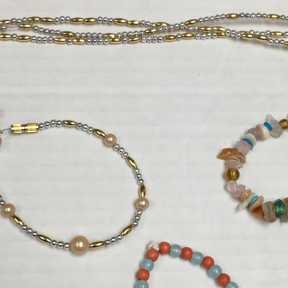 Lot of 4 handmade bracelets and bonus - Picture 1 of 5